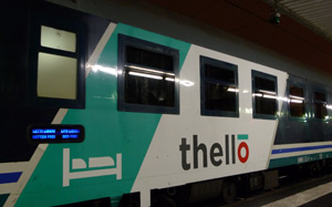 Thello train from Dijon to Venice