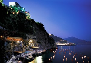 Evening View of Santa Caterina Hotel