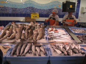 fresh fish and fishmongers