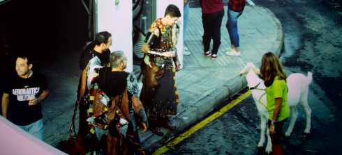 Christian fila party across from my apartment