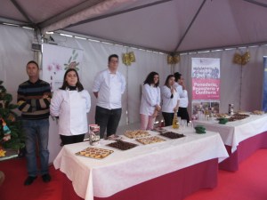 Turrón samples readied for festival go-ers